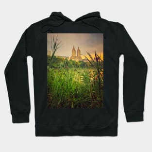 Sunset Nature Lake Central Park Manhattan, NYC Hoodie